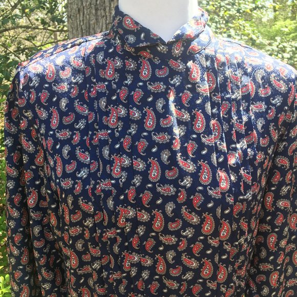 Vintage Navy Blue Midi Dress from Talbots - Picture 2 of 7